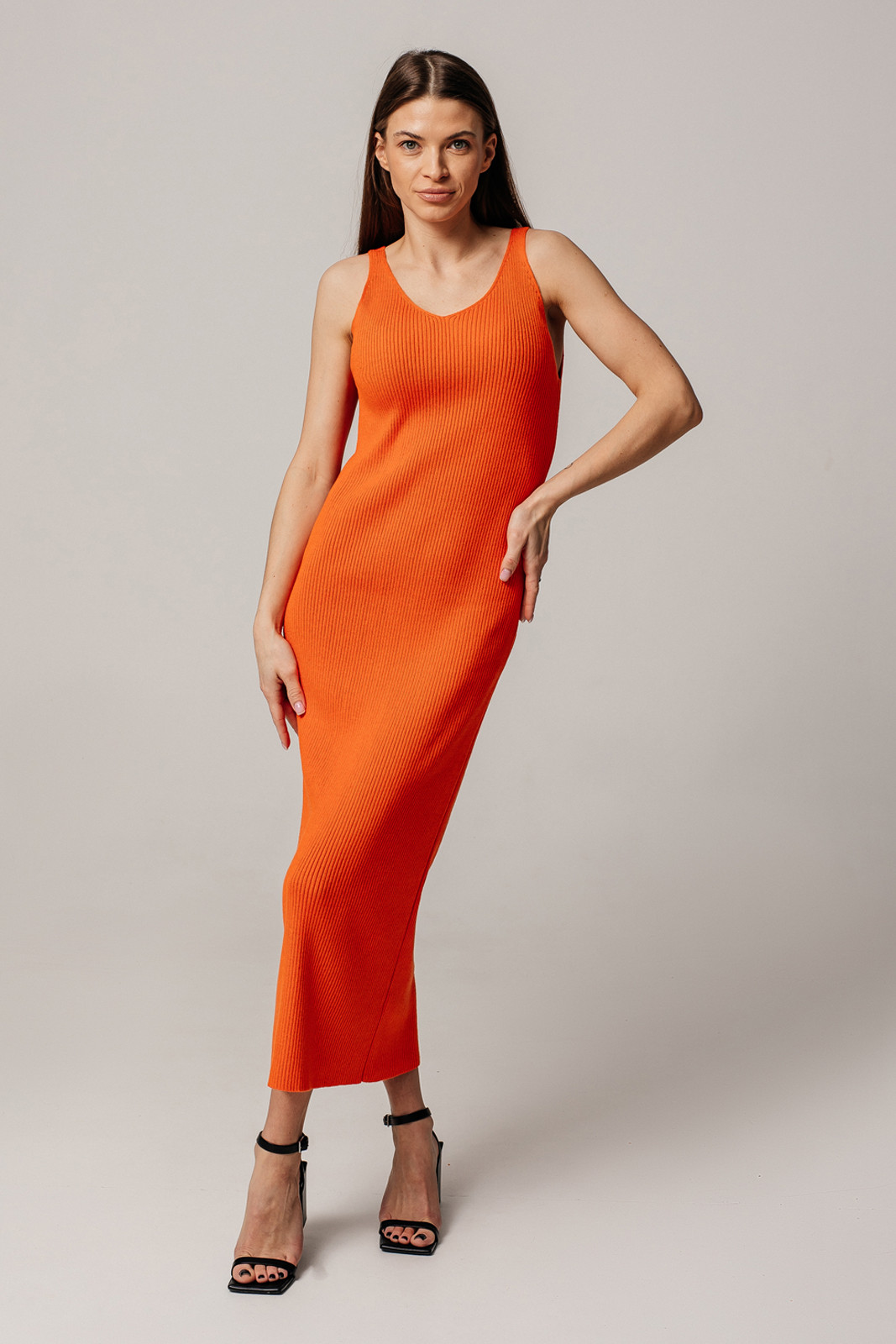 Платье Romgil ТЗ639Х ярко-оранжевый
