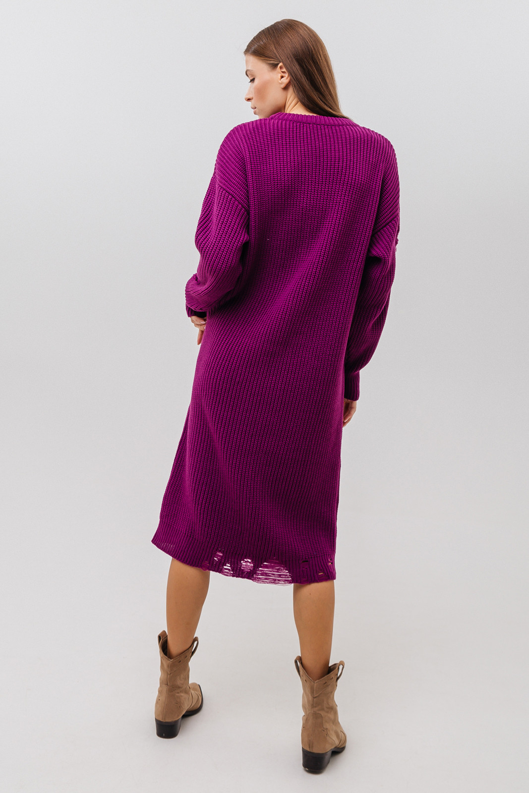 Платье Romgil ТЗ811П темно-пурпурный