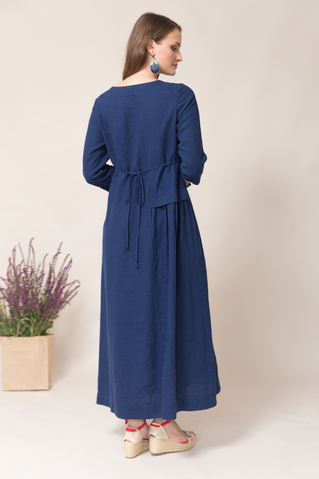 Платье Ружана 367-2 синий