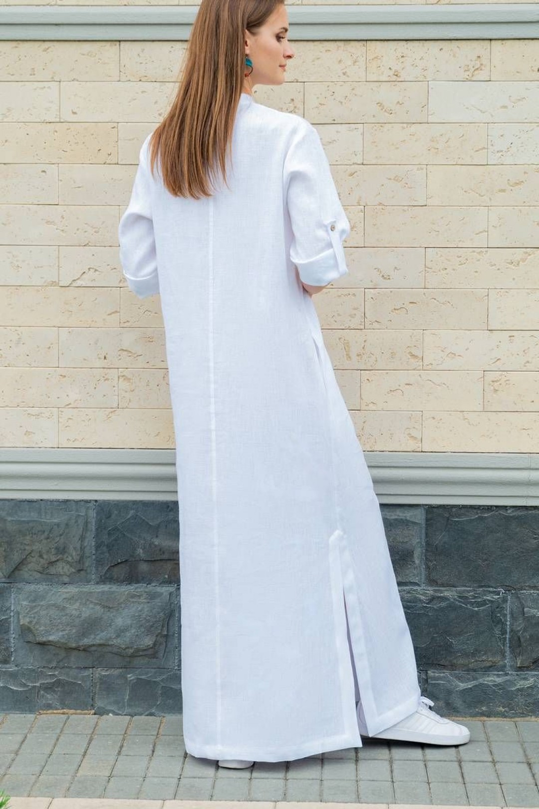 Платье Ружана 405-2 белый
