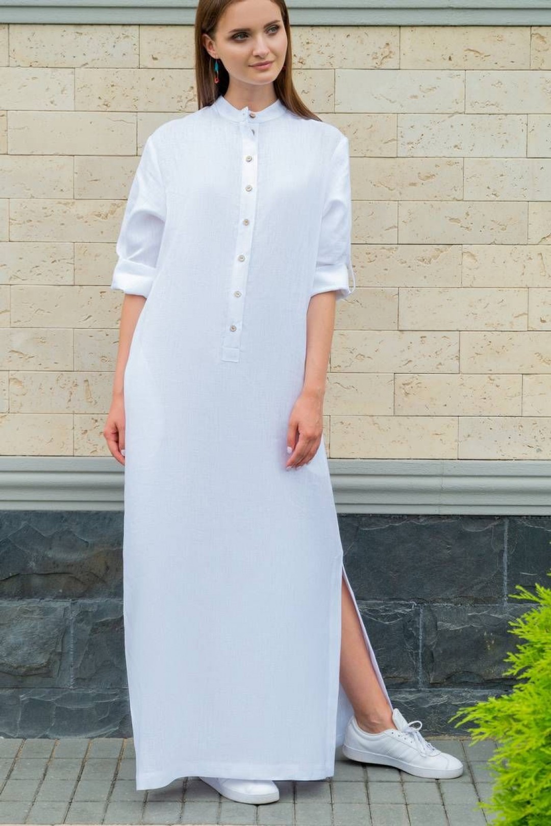 Платье Ружана 405-2 белый