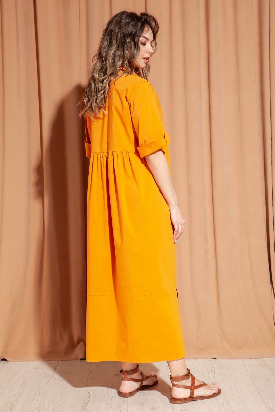 Платье S_ette S5009 оранжевый