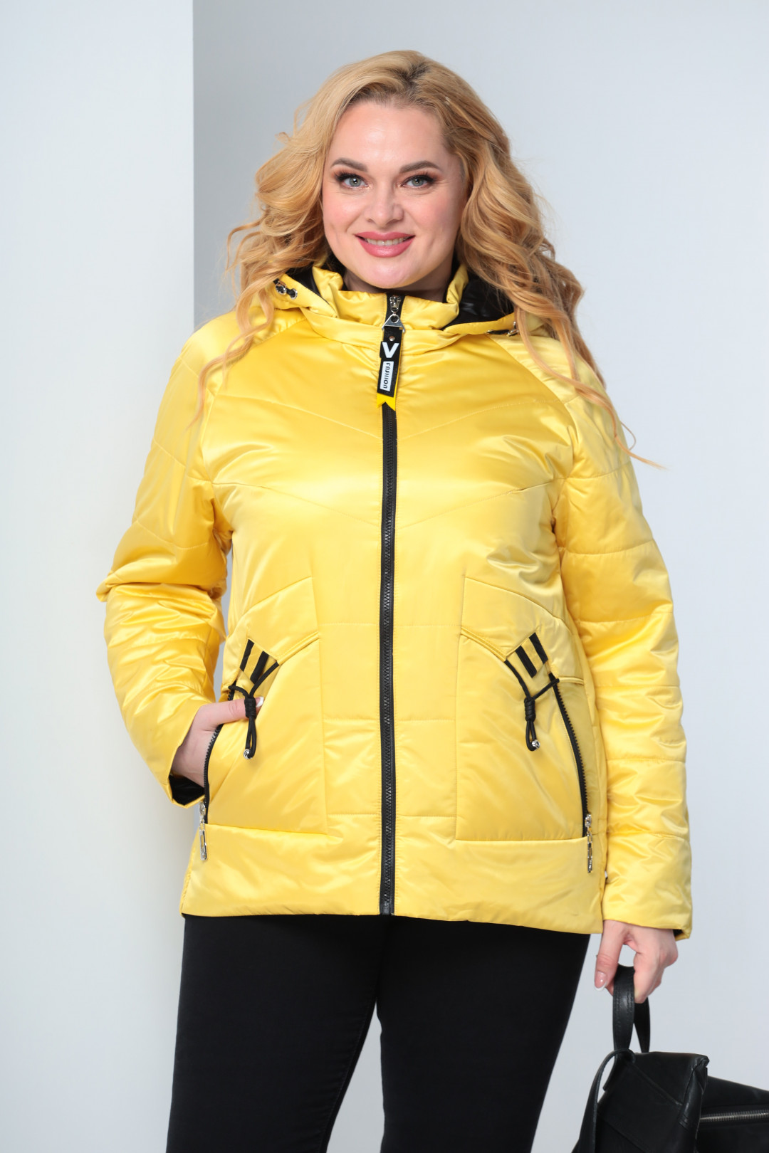Куртка Shetti 2057 желтый бол. размер
