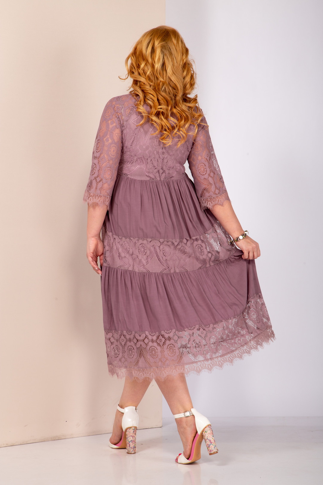 Платье Shetti 4021 пепельно-розовый
