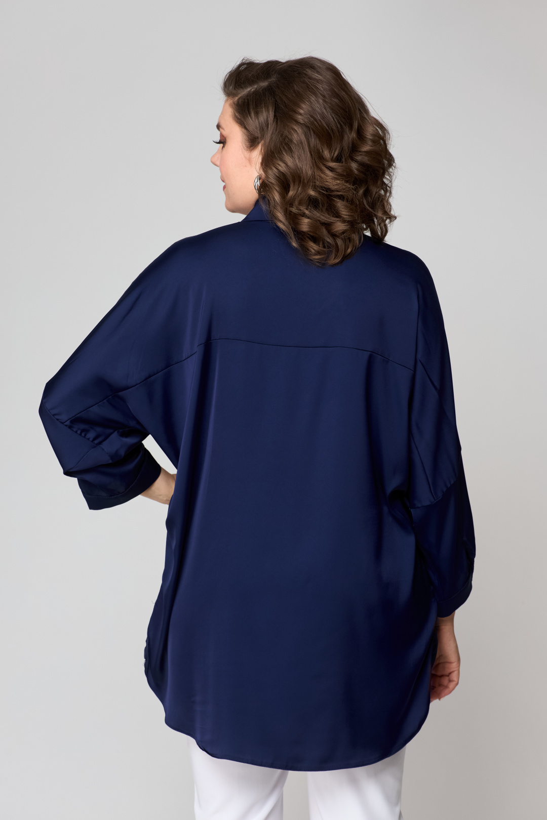 Блуза Solomea Lux 942А темно-синий