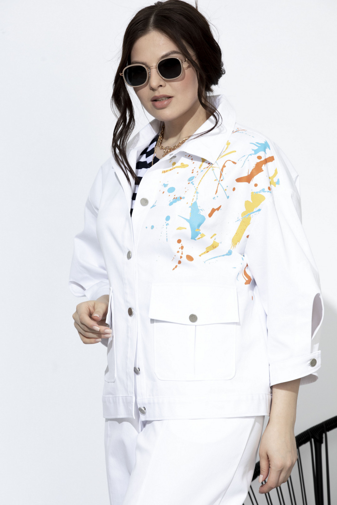 Куртка SOVA 11133 белый дизайн