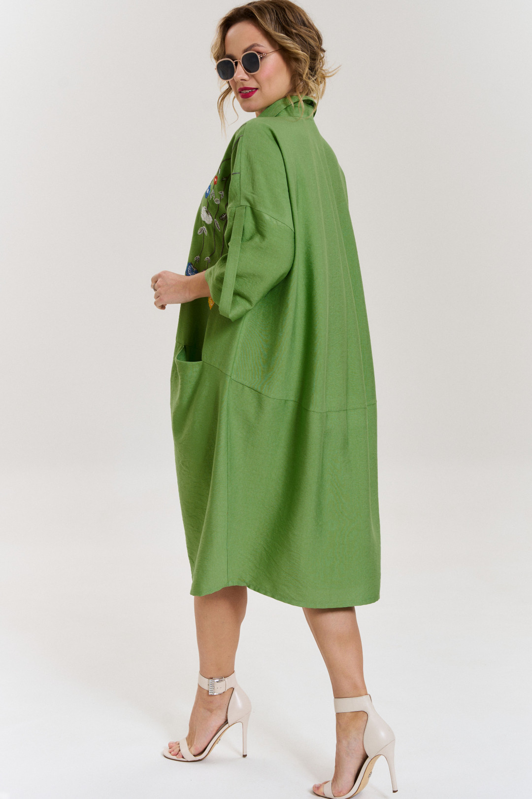 Платье SOVA 11181 зелёный