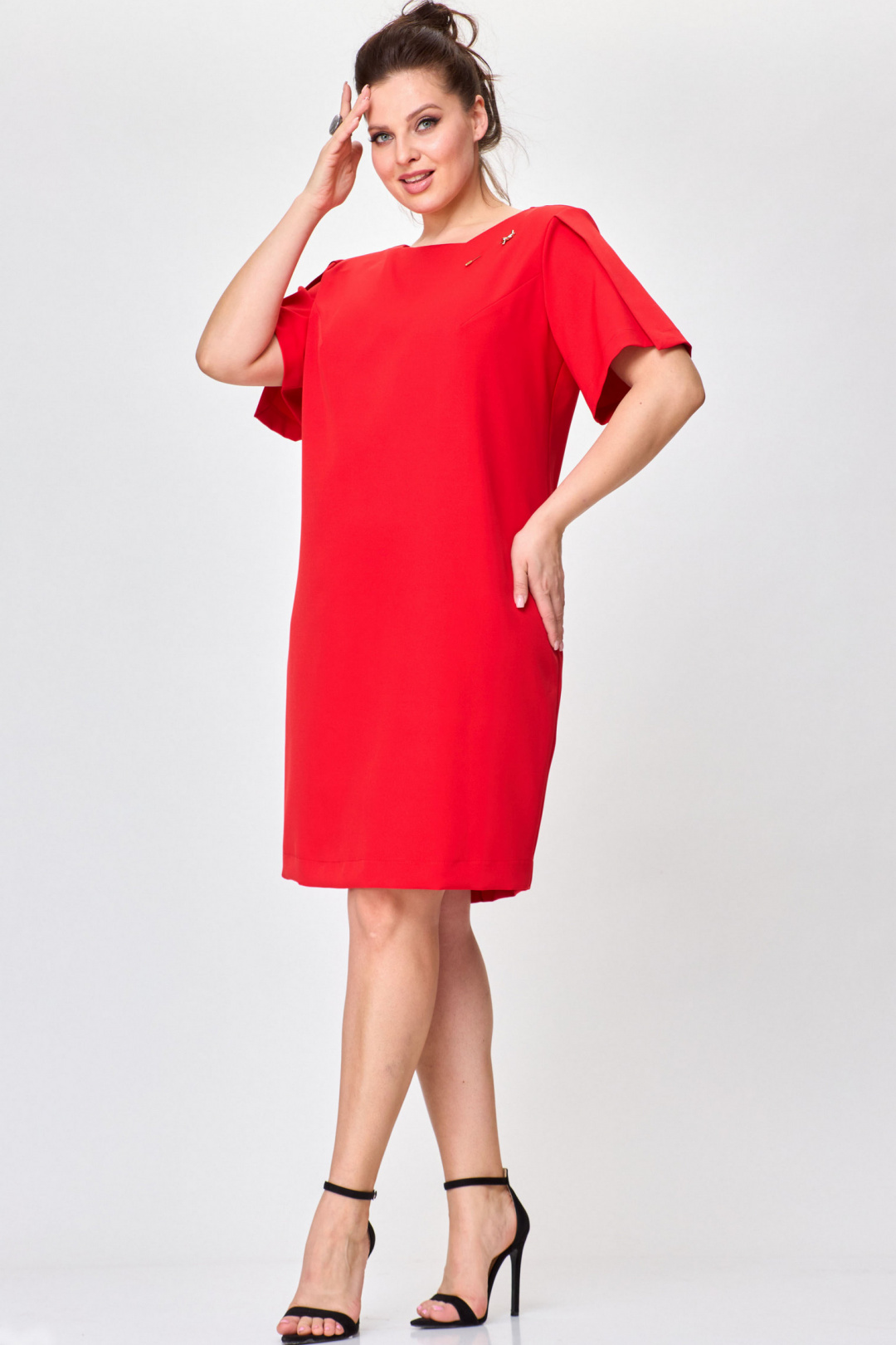 Платье SOVA 11216 красный