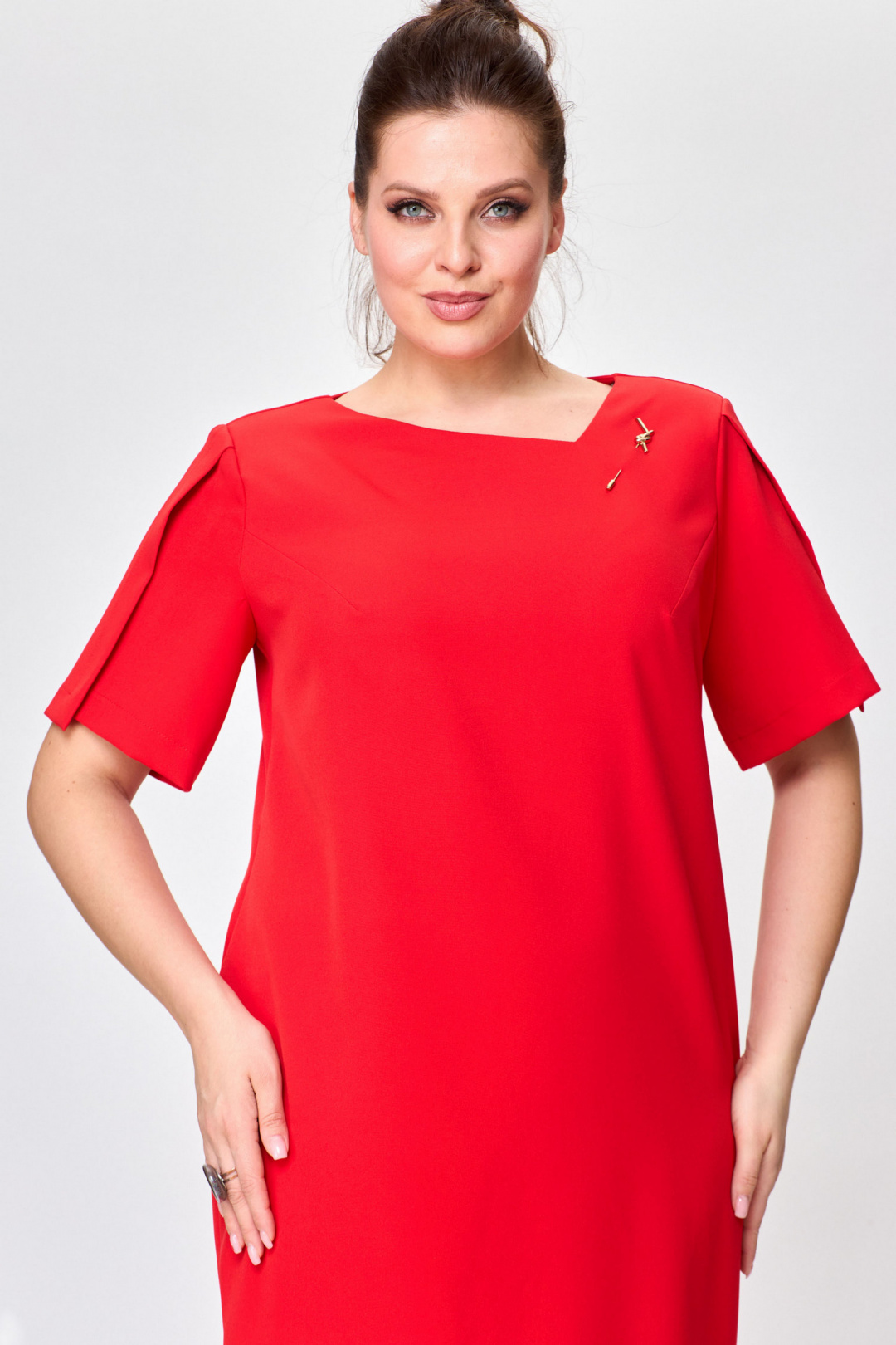 Платье SOVA 11216 красный