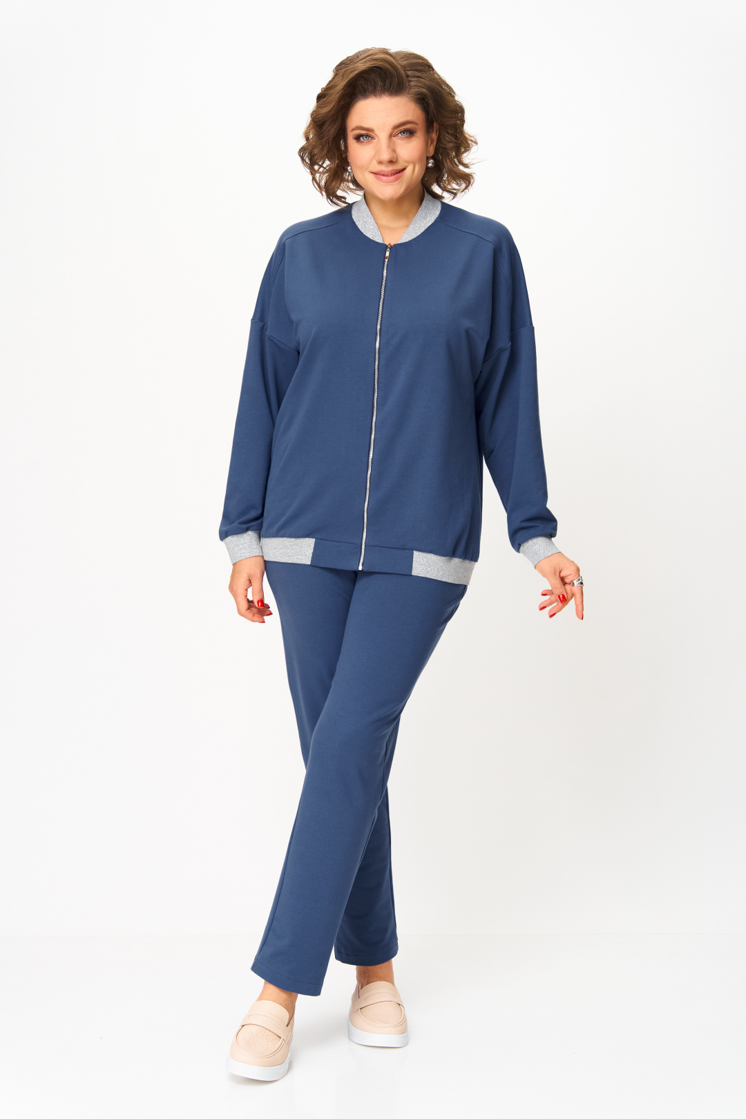 Костюм Stefany 2066-2 темно-синий - фото 1