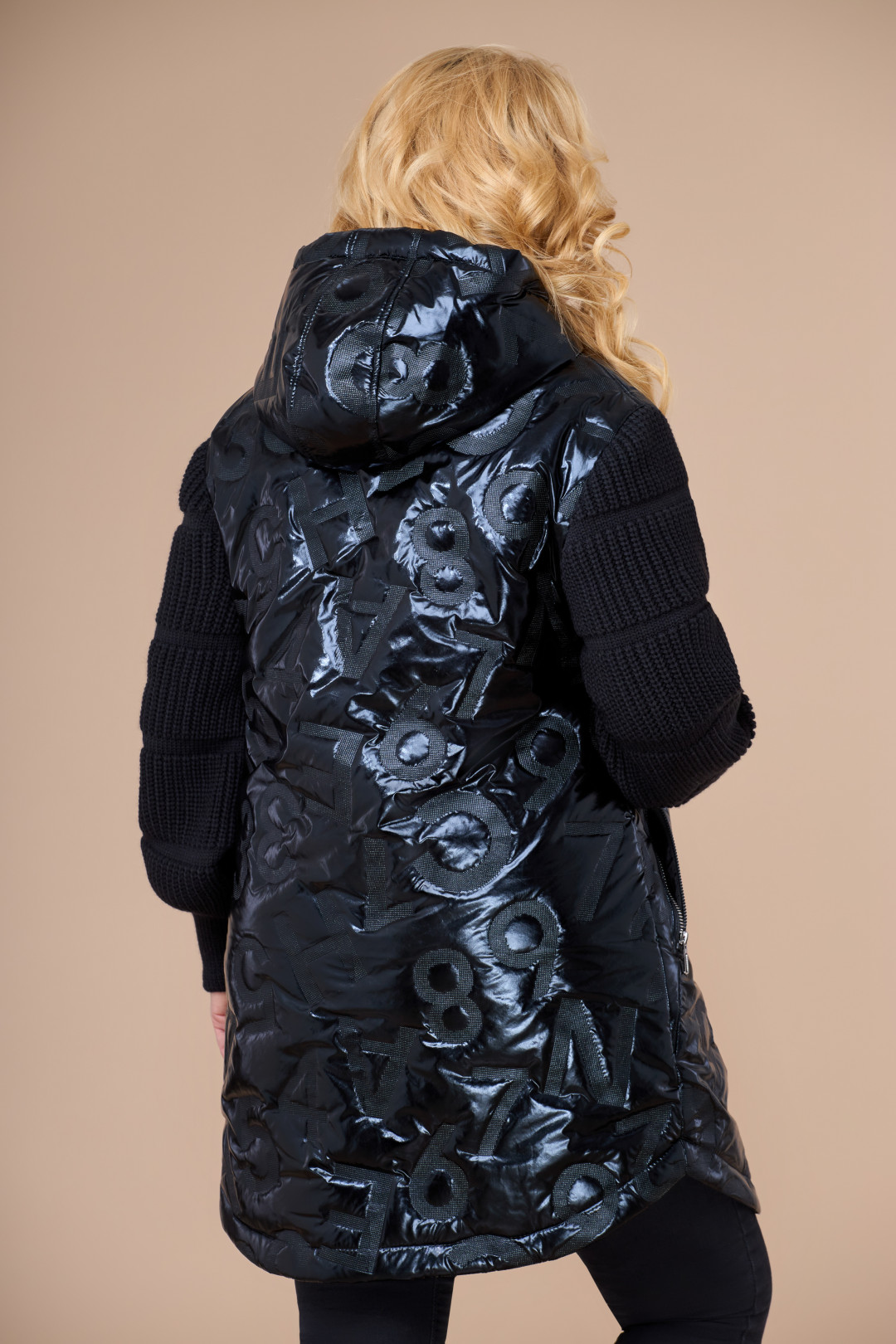 Куртка Светлана-Стиль 1448 черные буквы