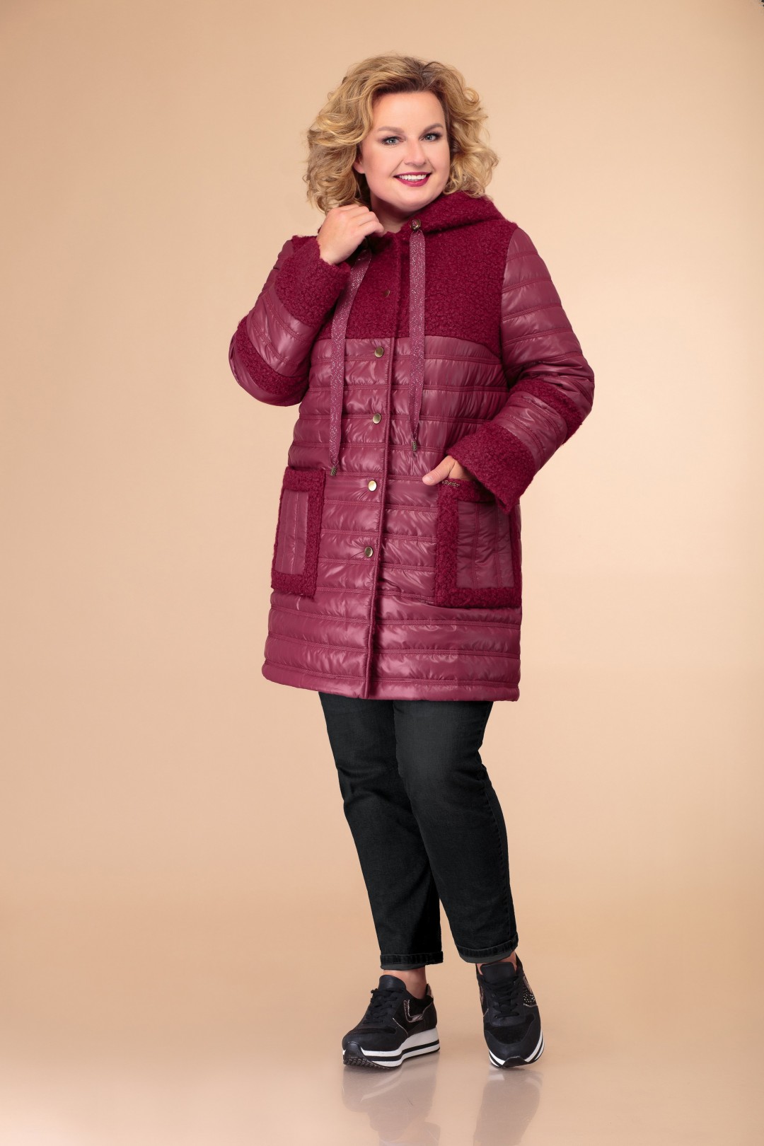  Куртка Светлана-Стиль 1451 бордовый