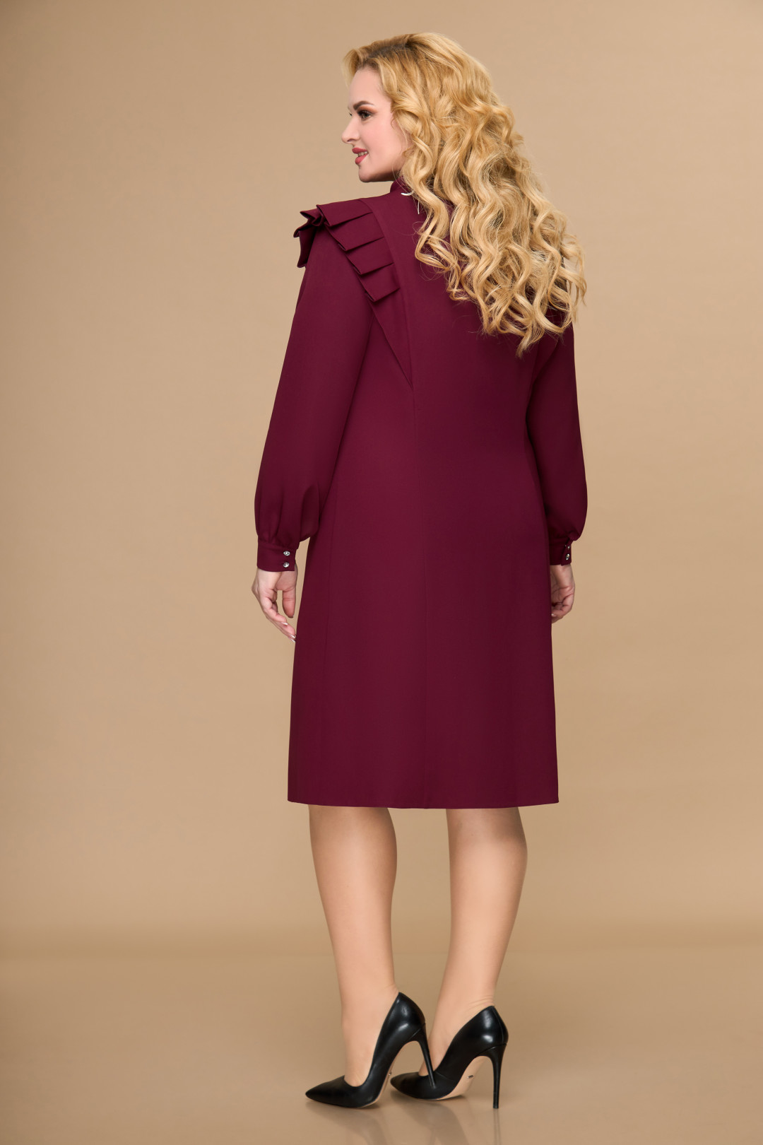 Платье Светлана-Стиль 1824 бордовый