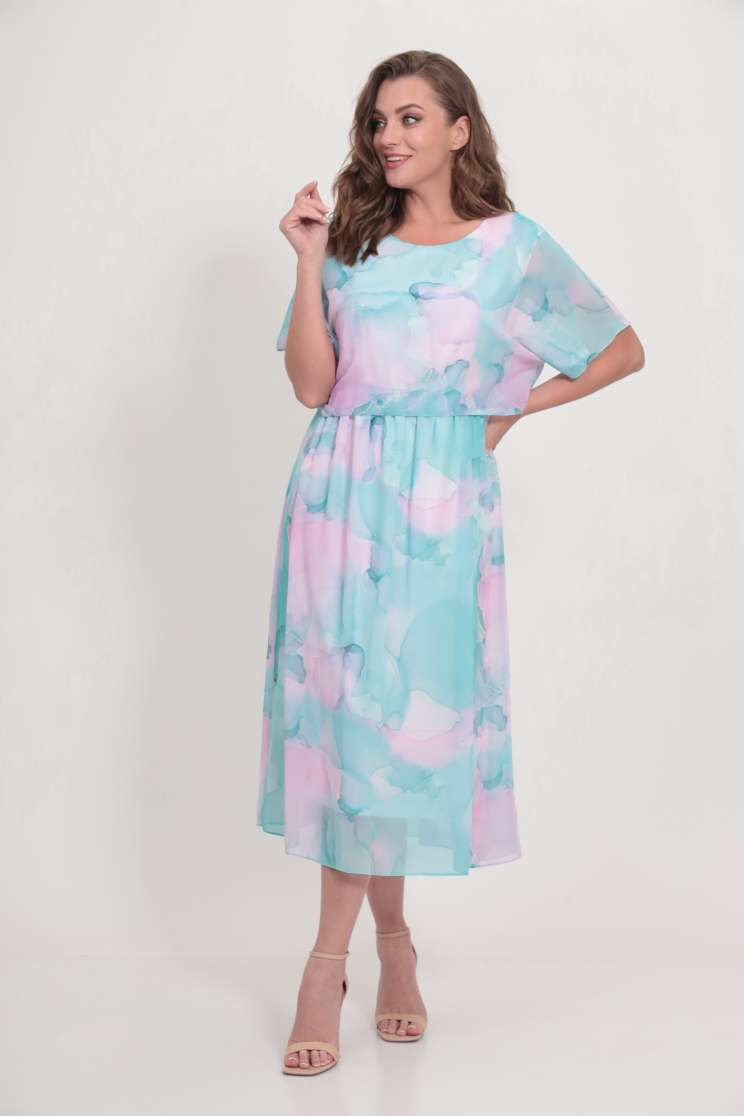 Платье ТАиЕР 1084 мятно-розовый