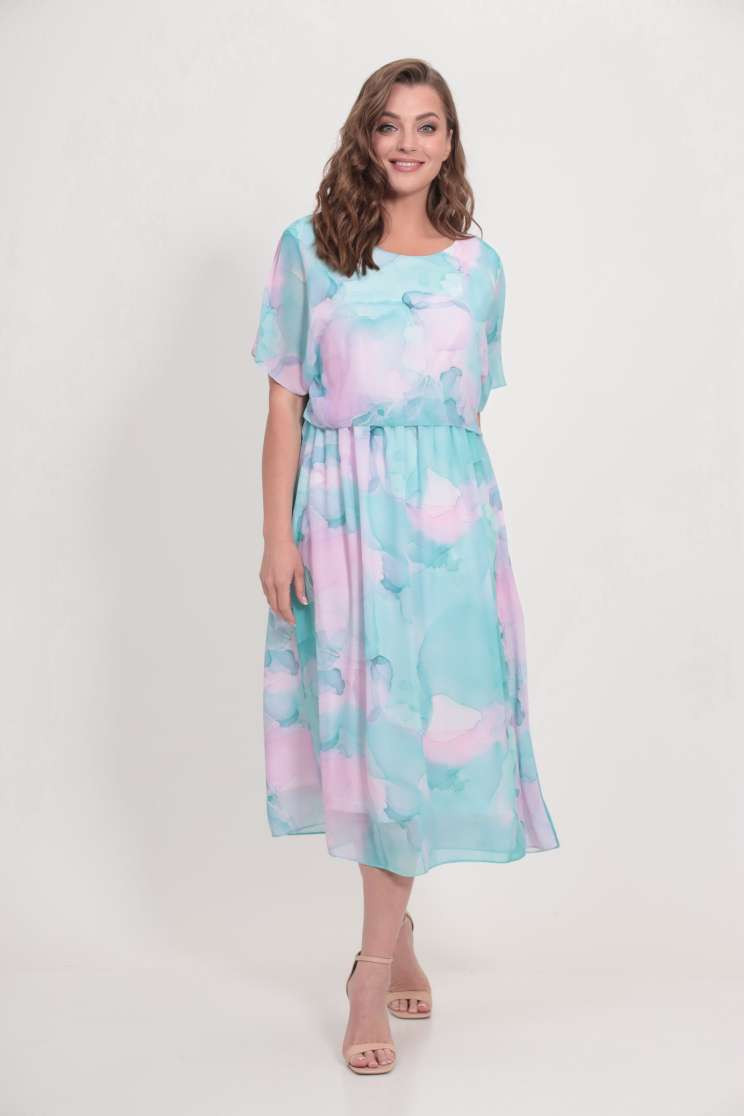 Платье ТАиЕР 1084 мятно-розовый