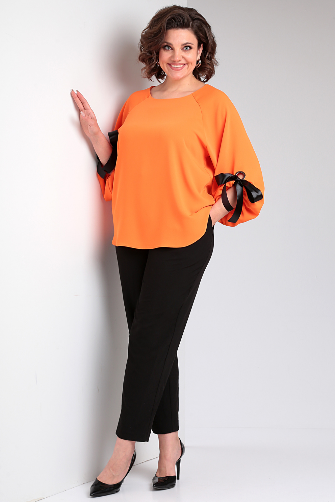 Блуза Таир-Гранд 62421 апельсиновый