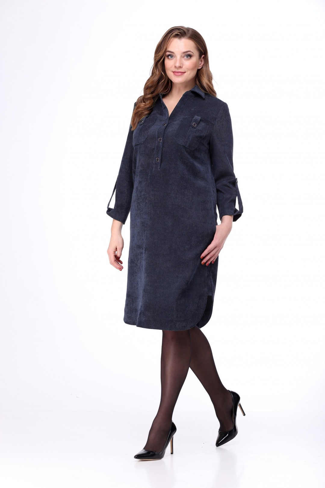 Платье Talia Fashion 319-2 темно-синий
