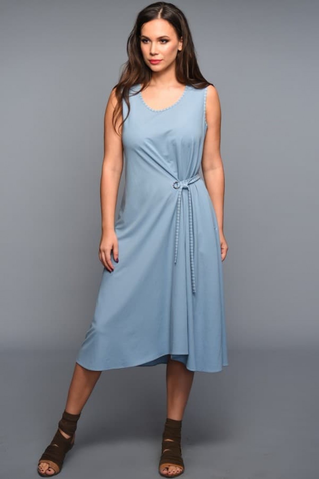 Платье ТЭФФИ-стиль 1334 голубой