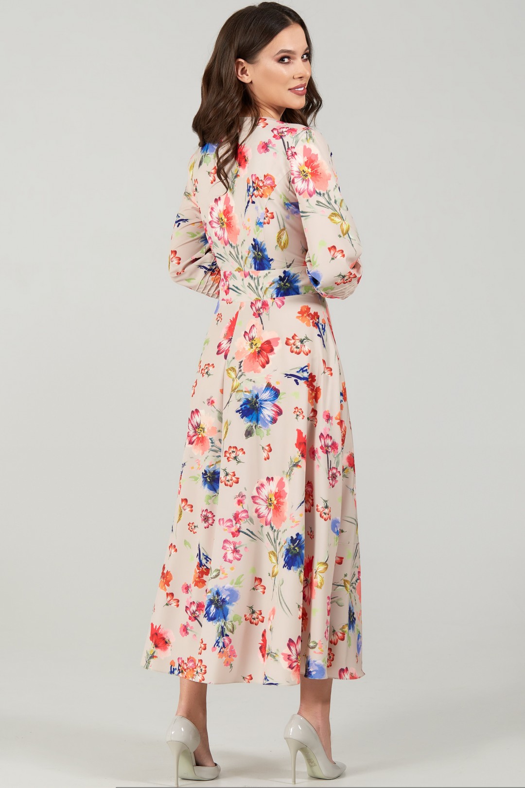 Платье ТЭФФИ-стиль 1483 бежевый