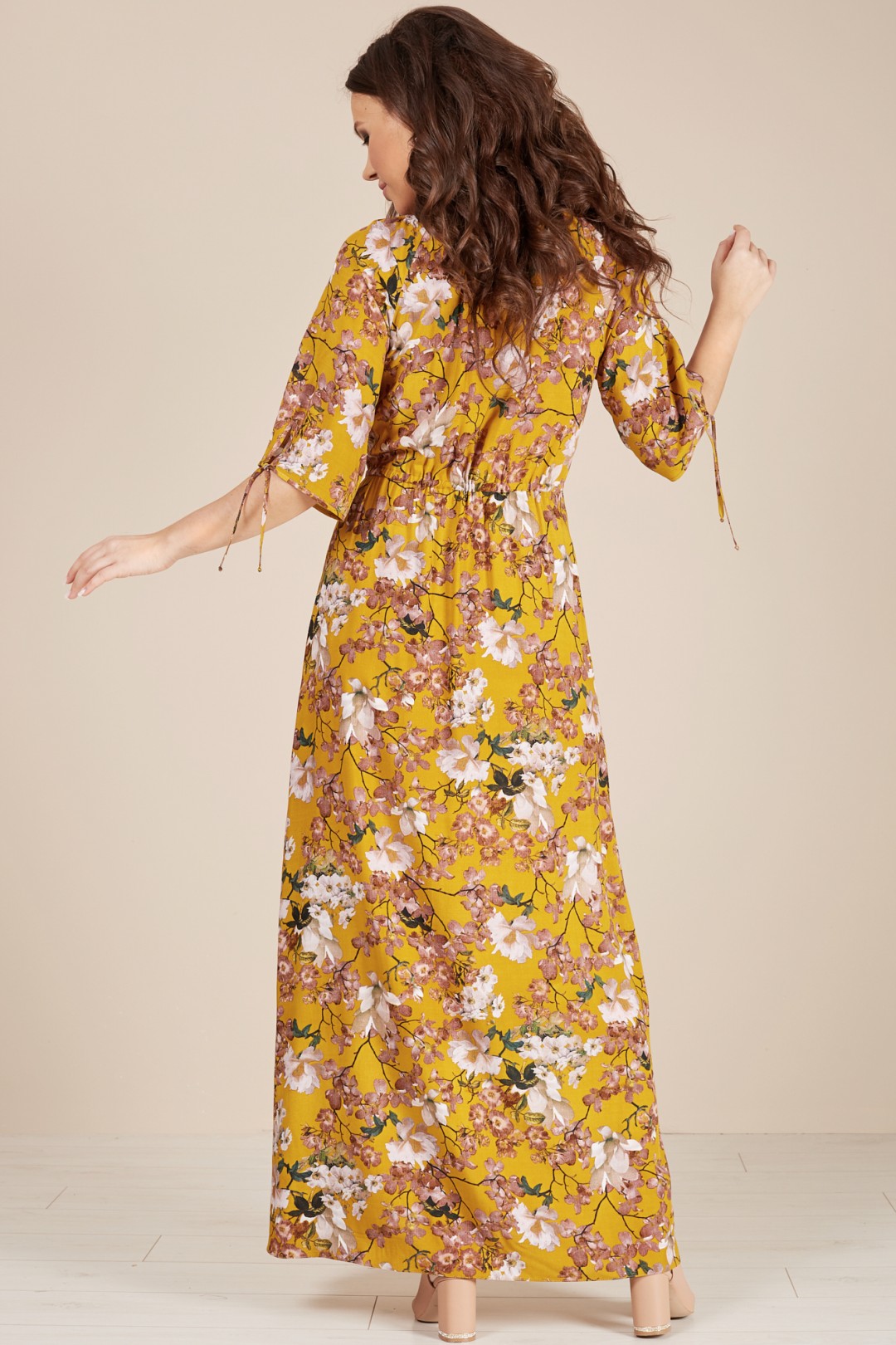Платье ТЭФФИ-стиль 1499 солнечный цветы