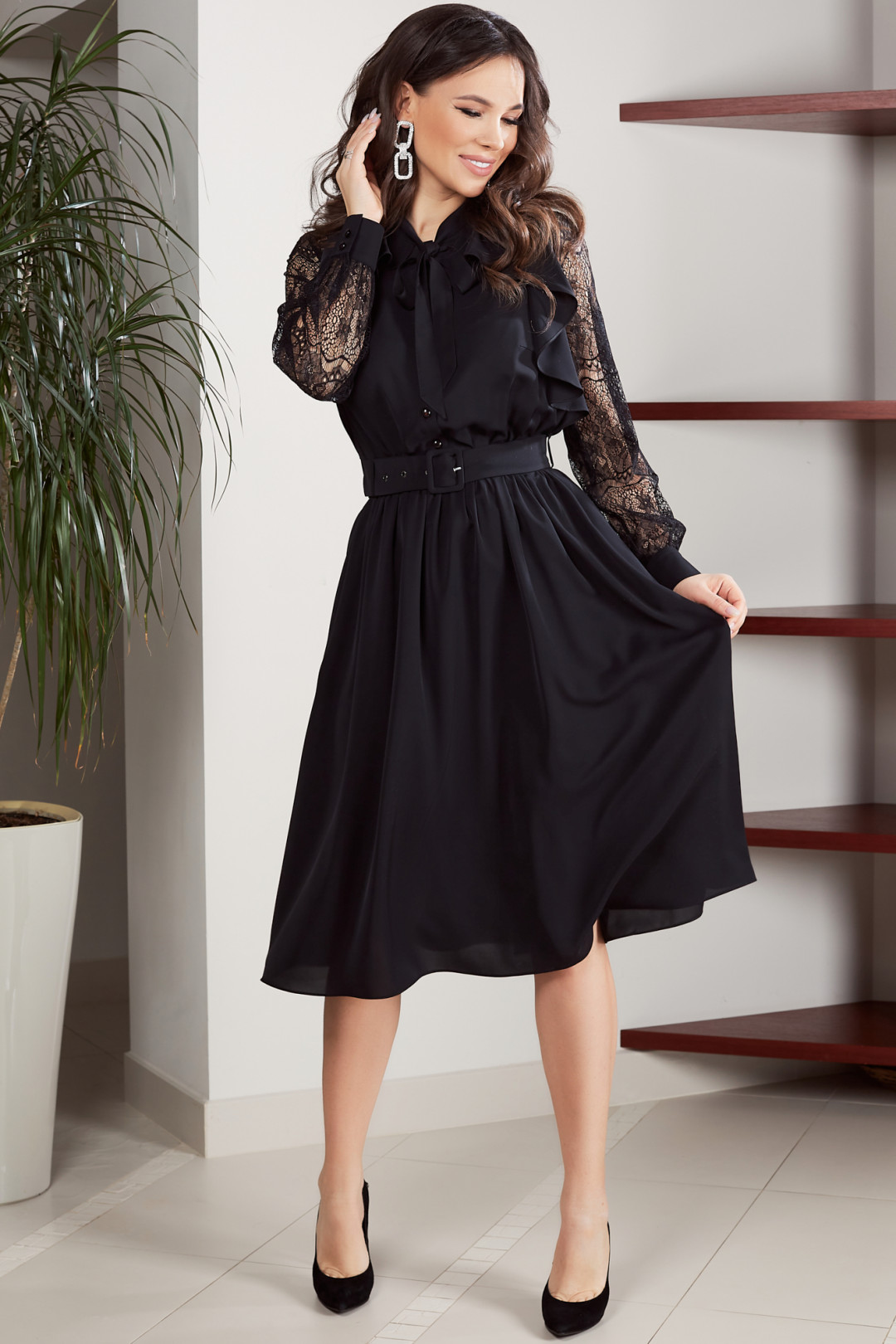 Платье ТЭФФИ-стиль 1544 черный