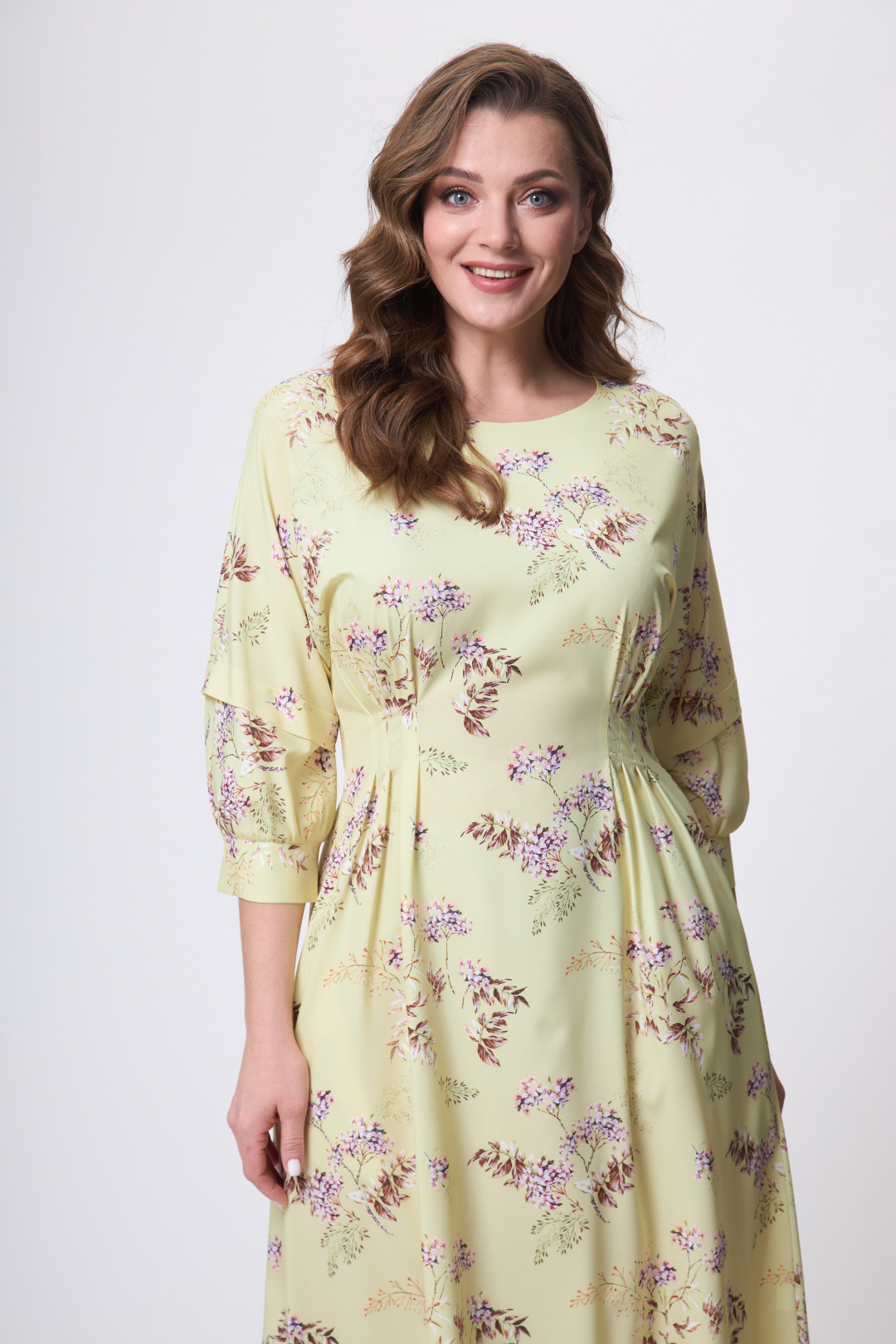 Платье ТЭФФИ-стиль 1635 лимонный