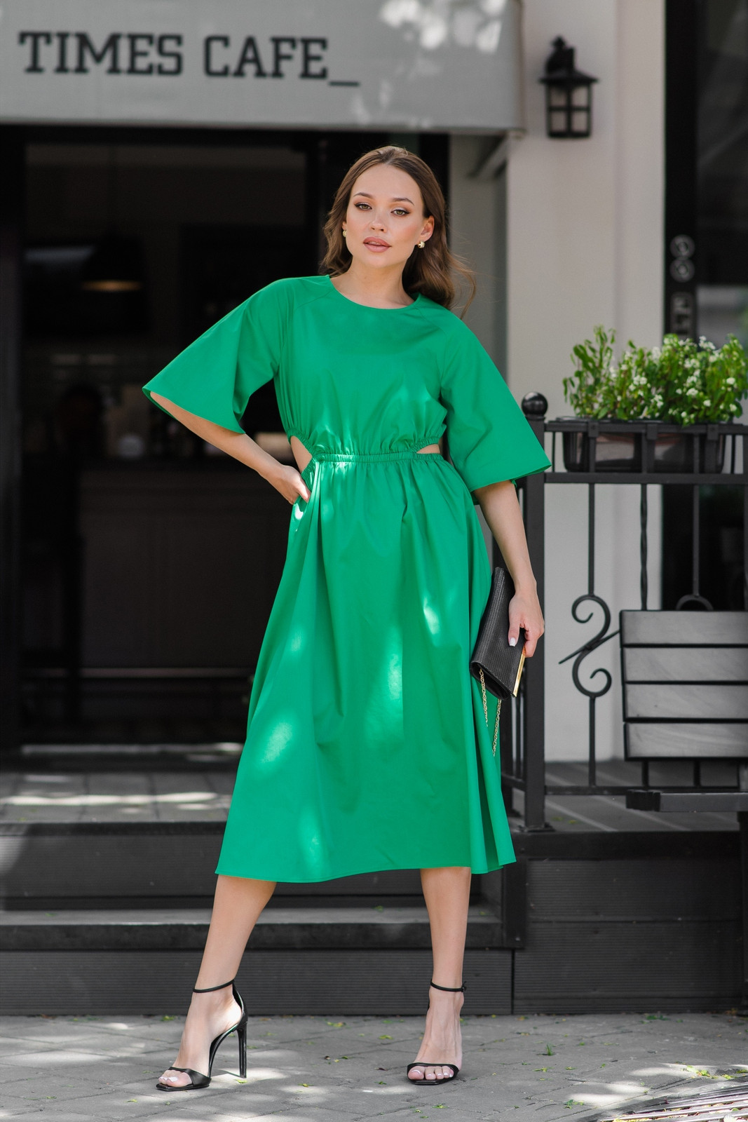 Платье Temper 501 зеленый