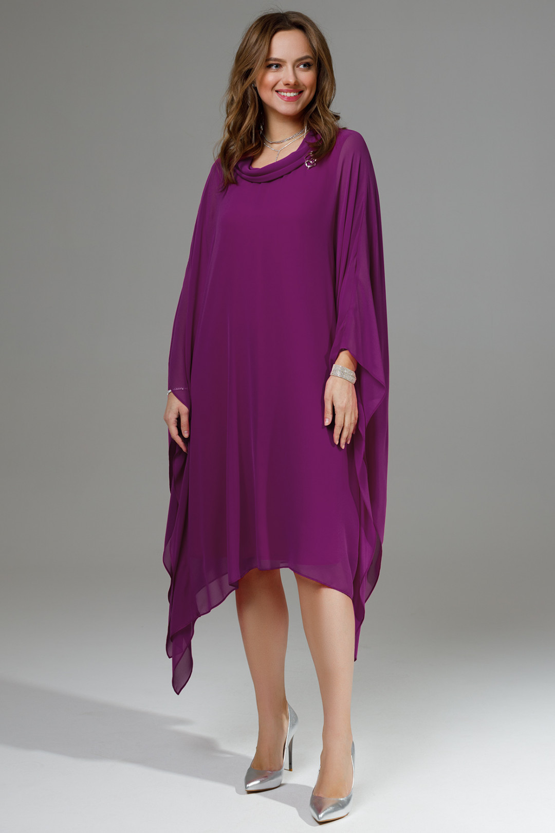 Платье TEZA 3004 фиолетовый