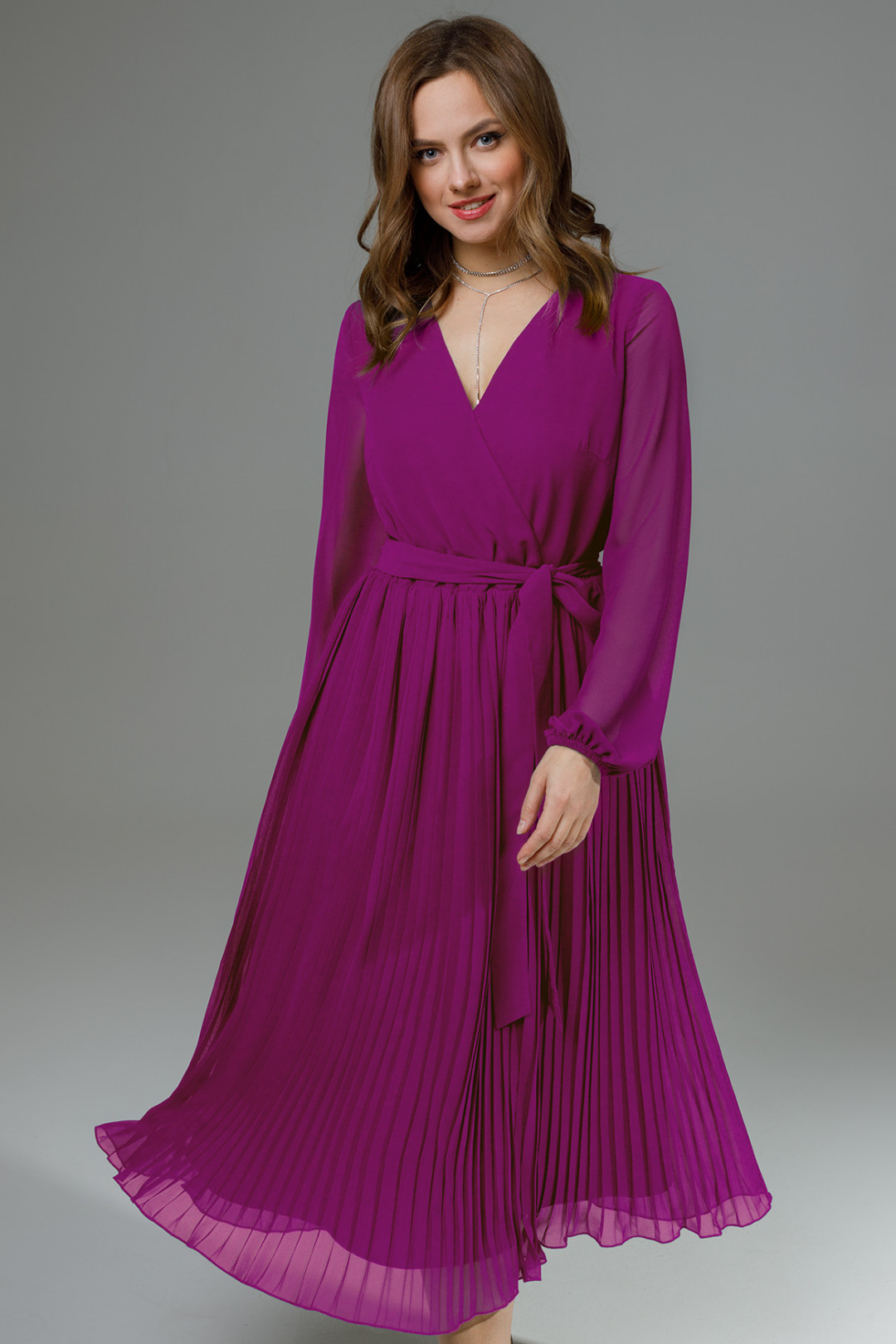 Платье TEZA 3011 фиолетовый