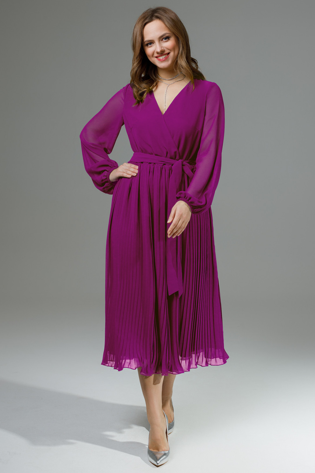 Платье TEZA 3011 фиолетовый