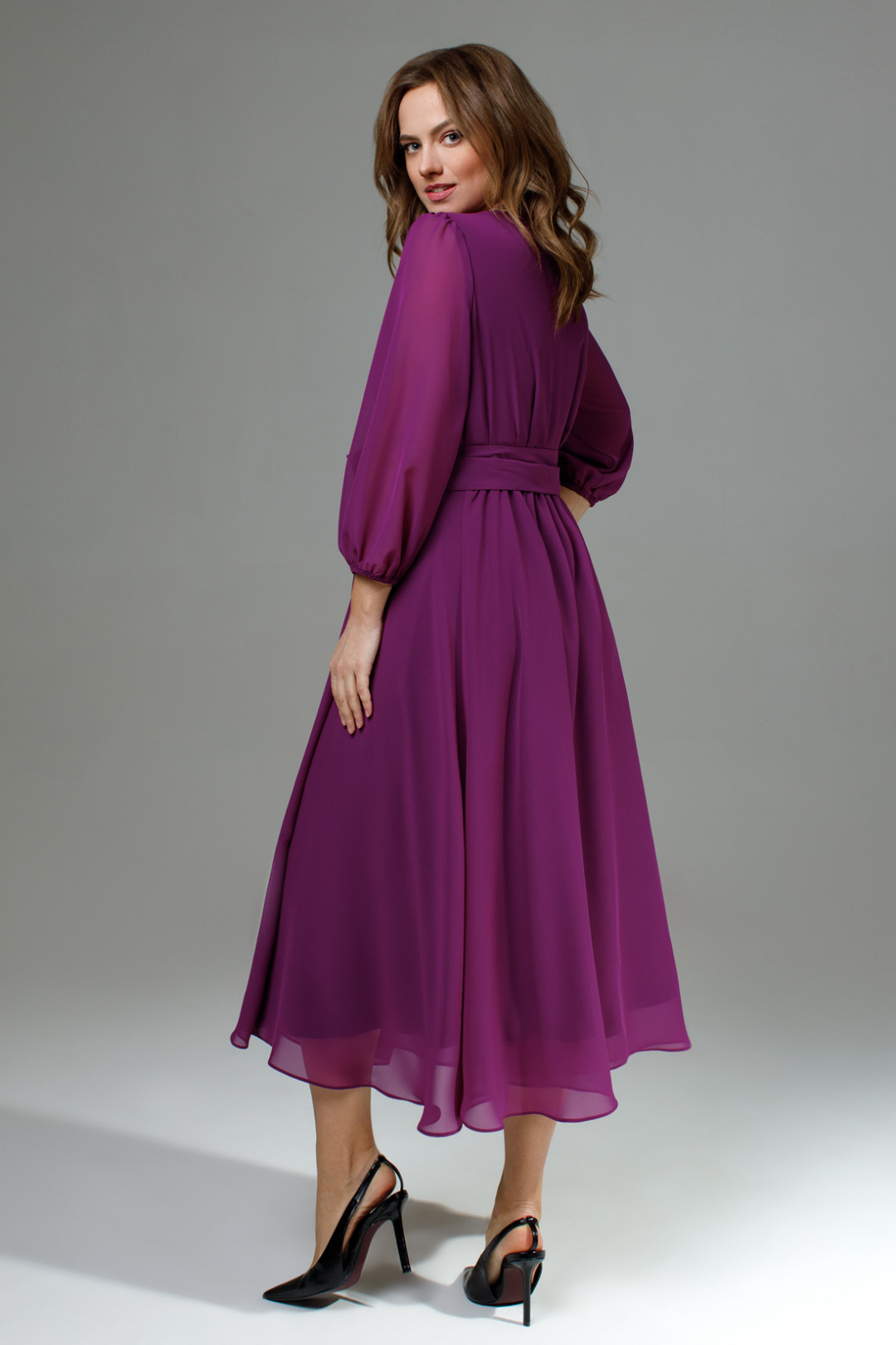 Платье TEZA 3736 фиолетовый