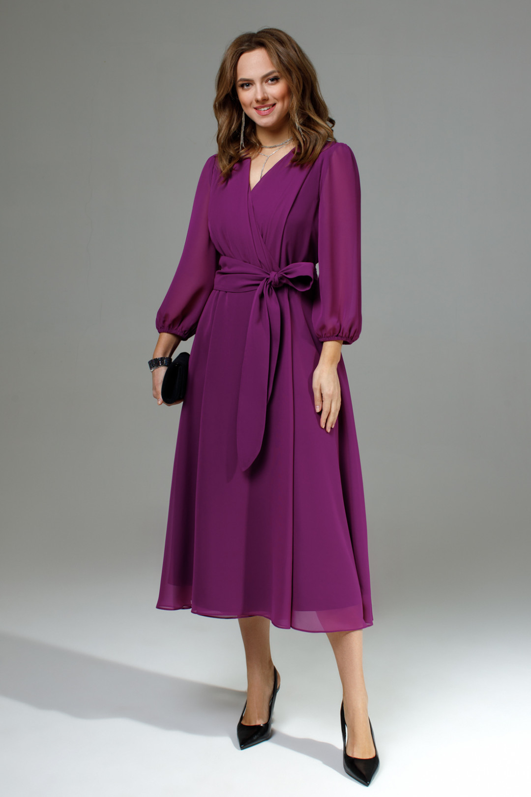 Платье TEZA 3736 фиолетовый