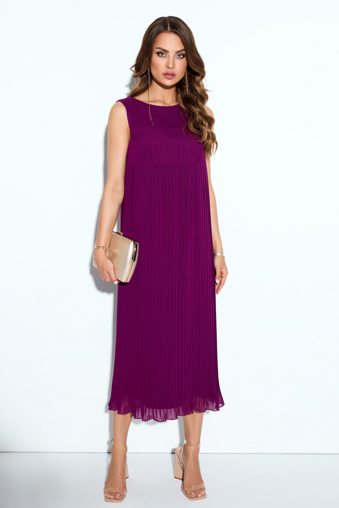 Платье TEZA 4128 фиолетовый