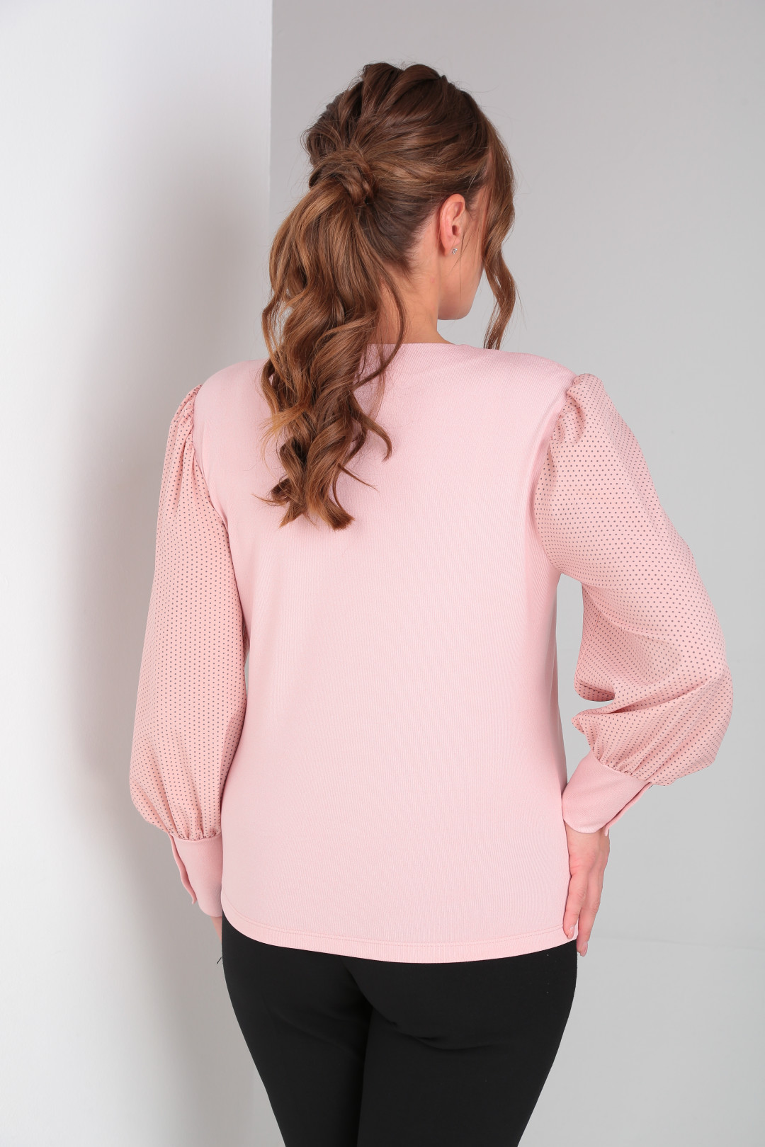 Блузка ТТ коллекшн 792 пыльно-розовый