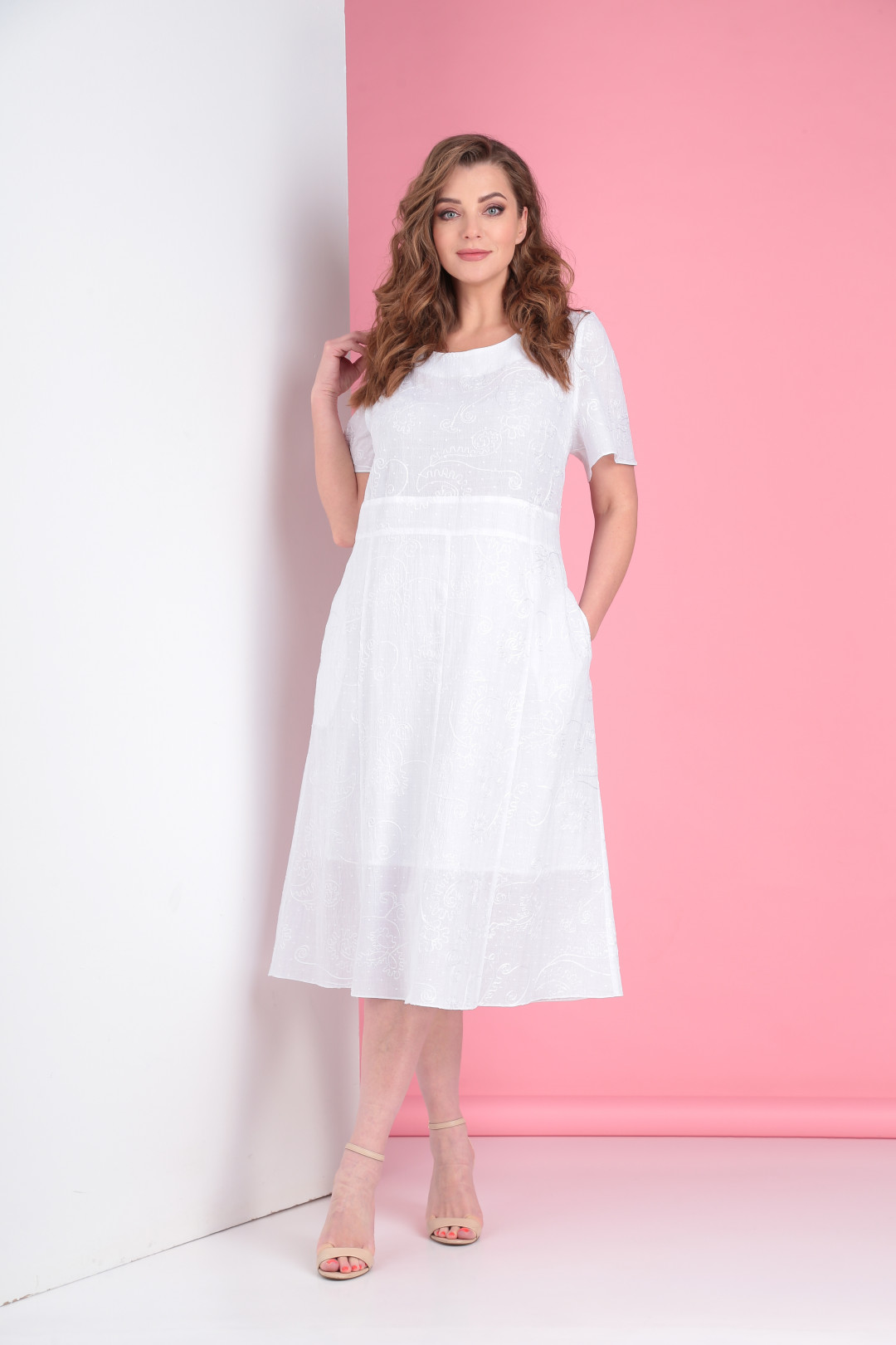 Платье TVIN 4046 белый