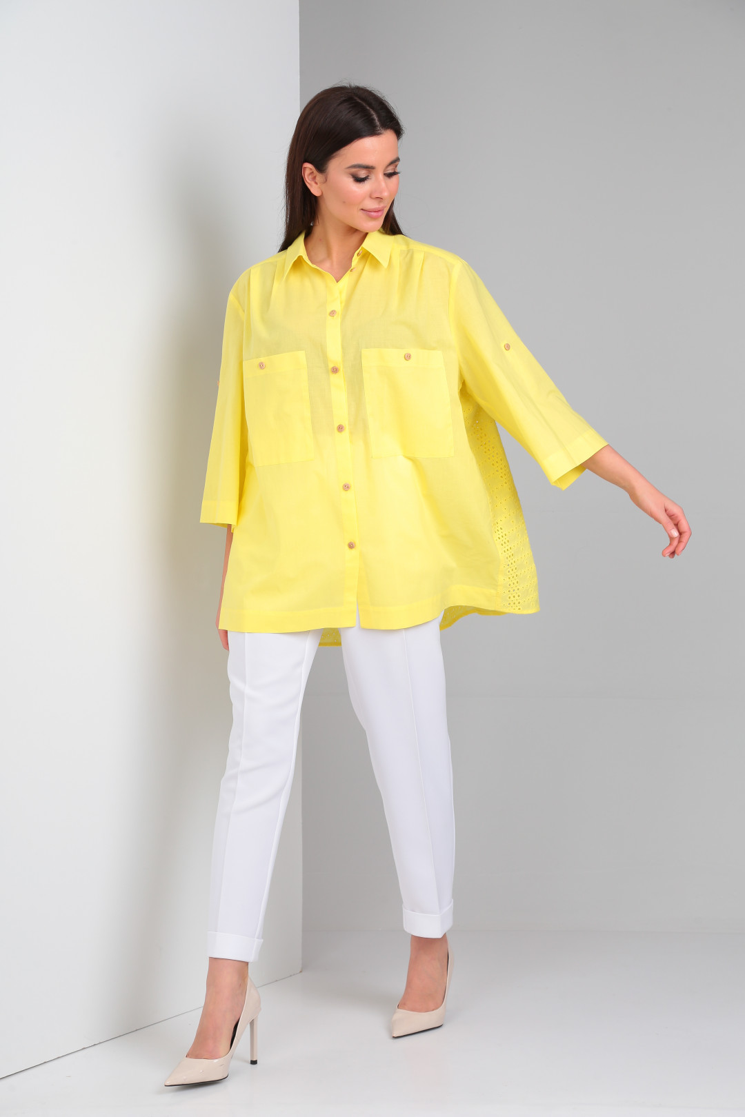 Рубашка TVIN 7625 желтый