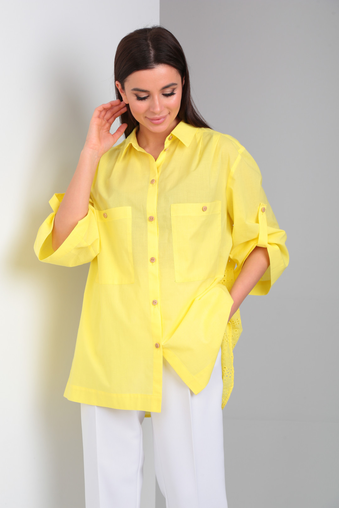 Рубашка TVIN 7625 желтый