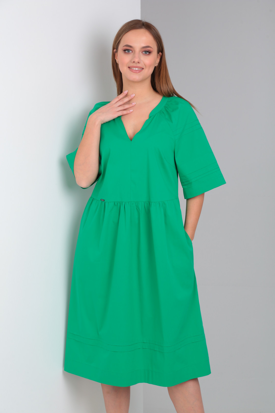 Платье TVIN 7626 зеленый