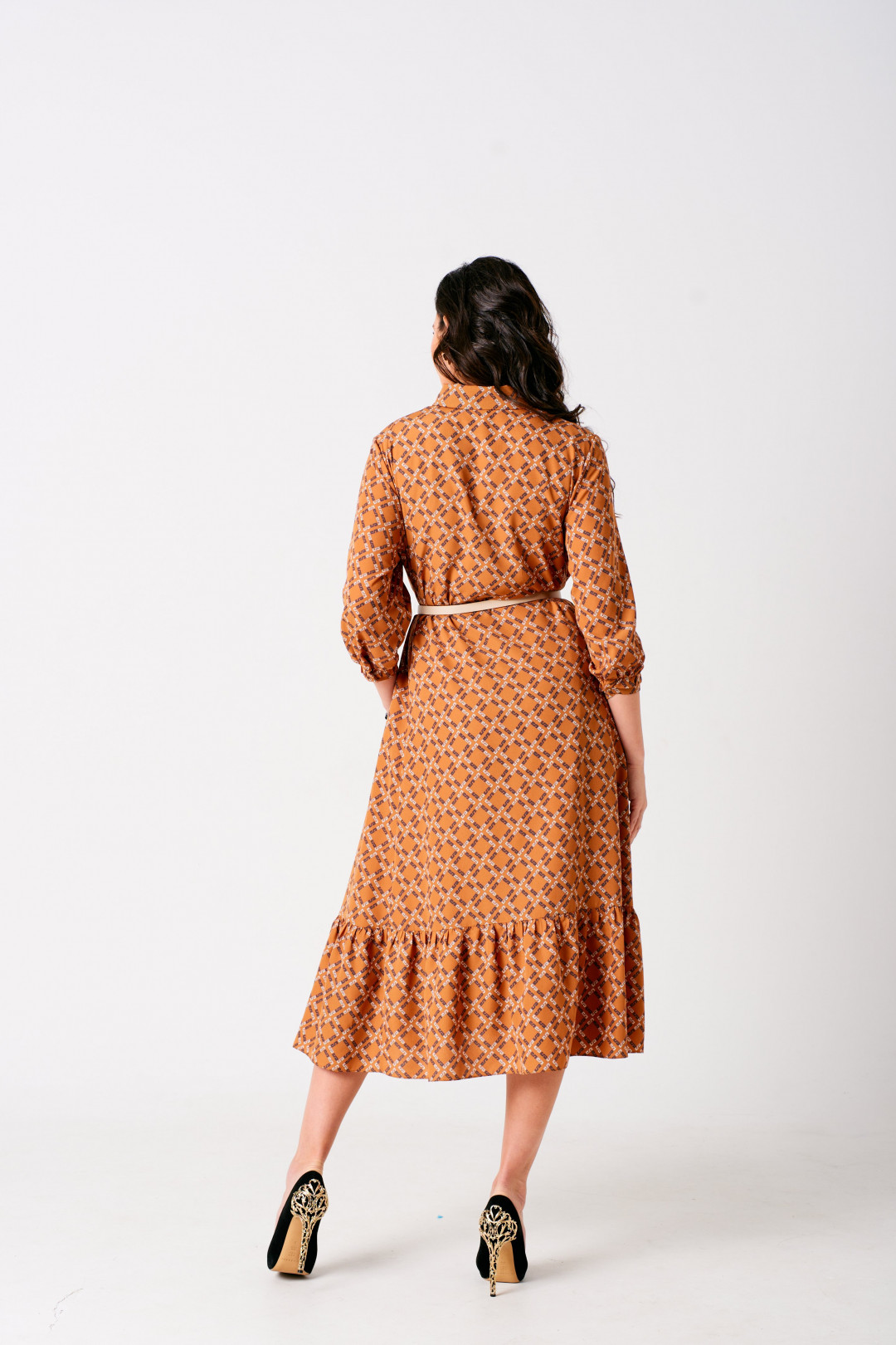Платье Твой Имидж 1425 оранжевый