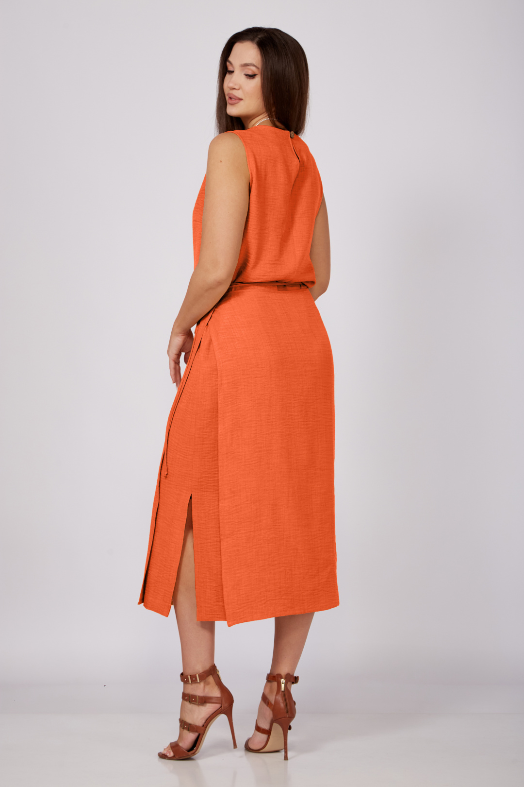 Платье Верита 2295 оранжевый