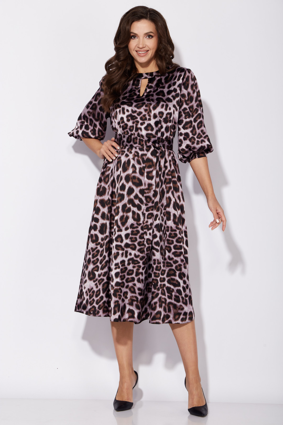 Платье Viola Style 01033-2 леопард