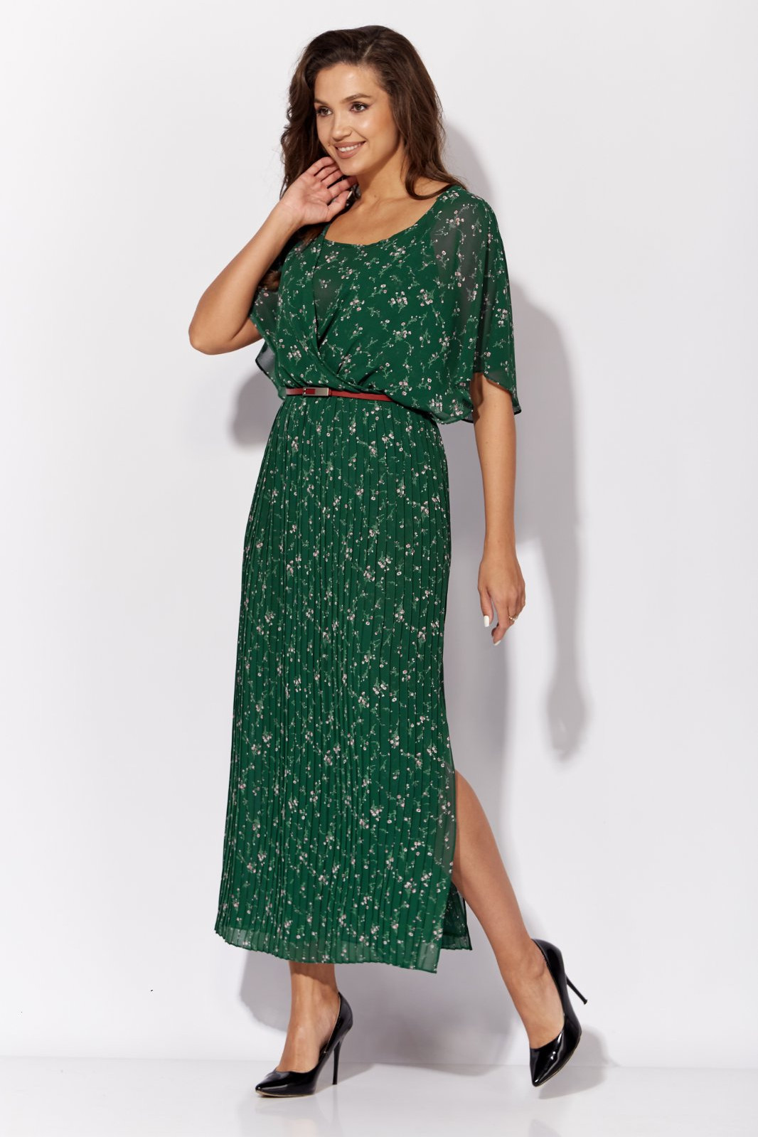 Платье Viola Style 01050 зелёный