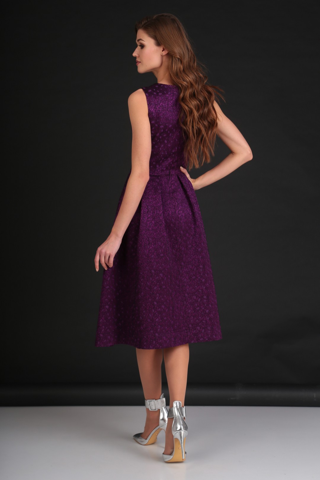 Платье Viola Style 0807 фиолетовый