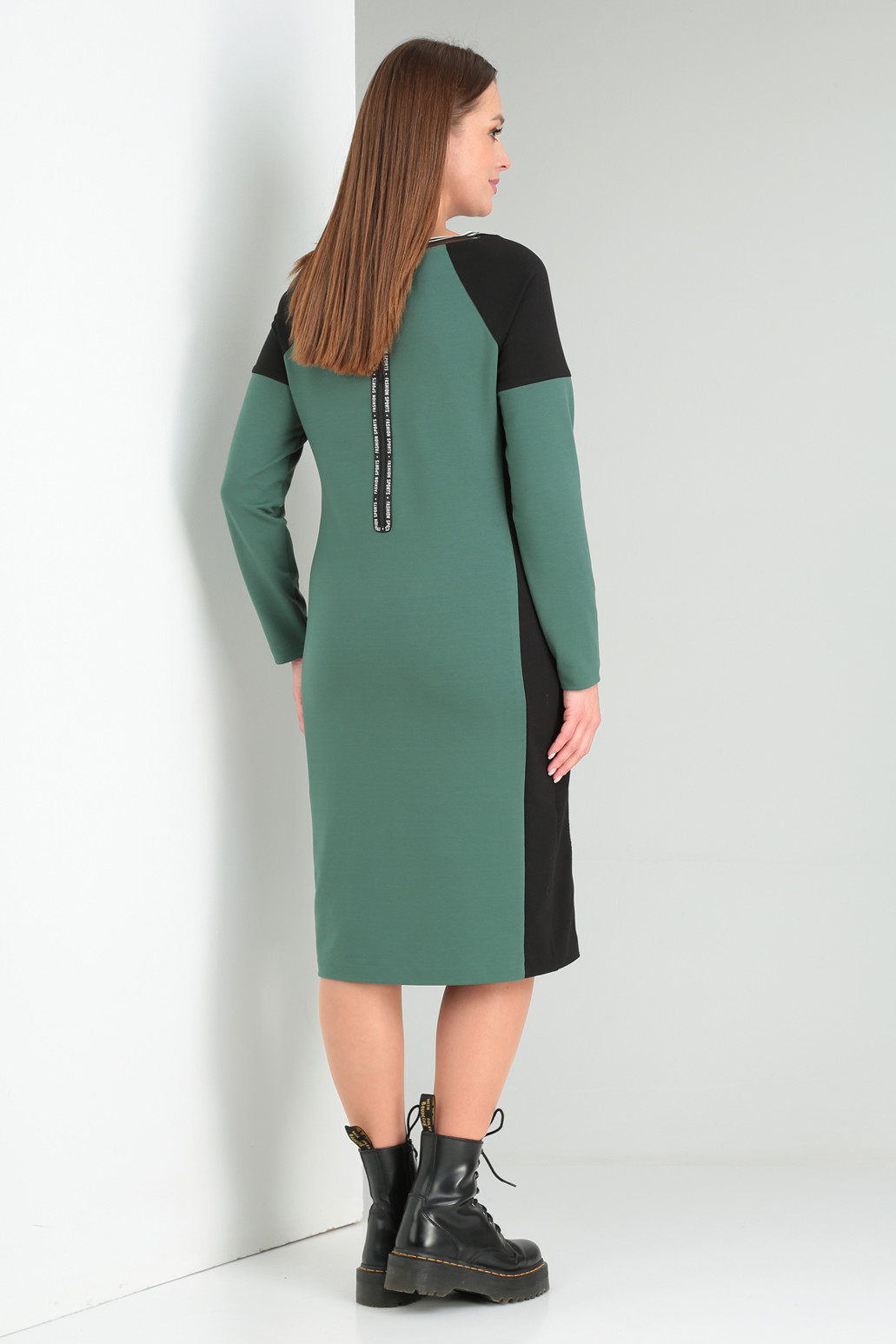 Платье Viola Style 0999 темно-зеленый