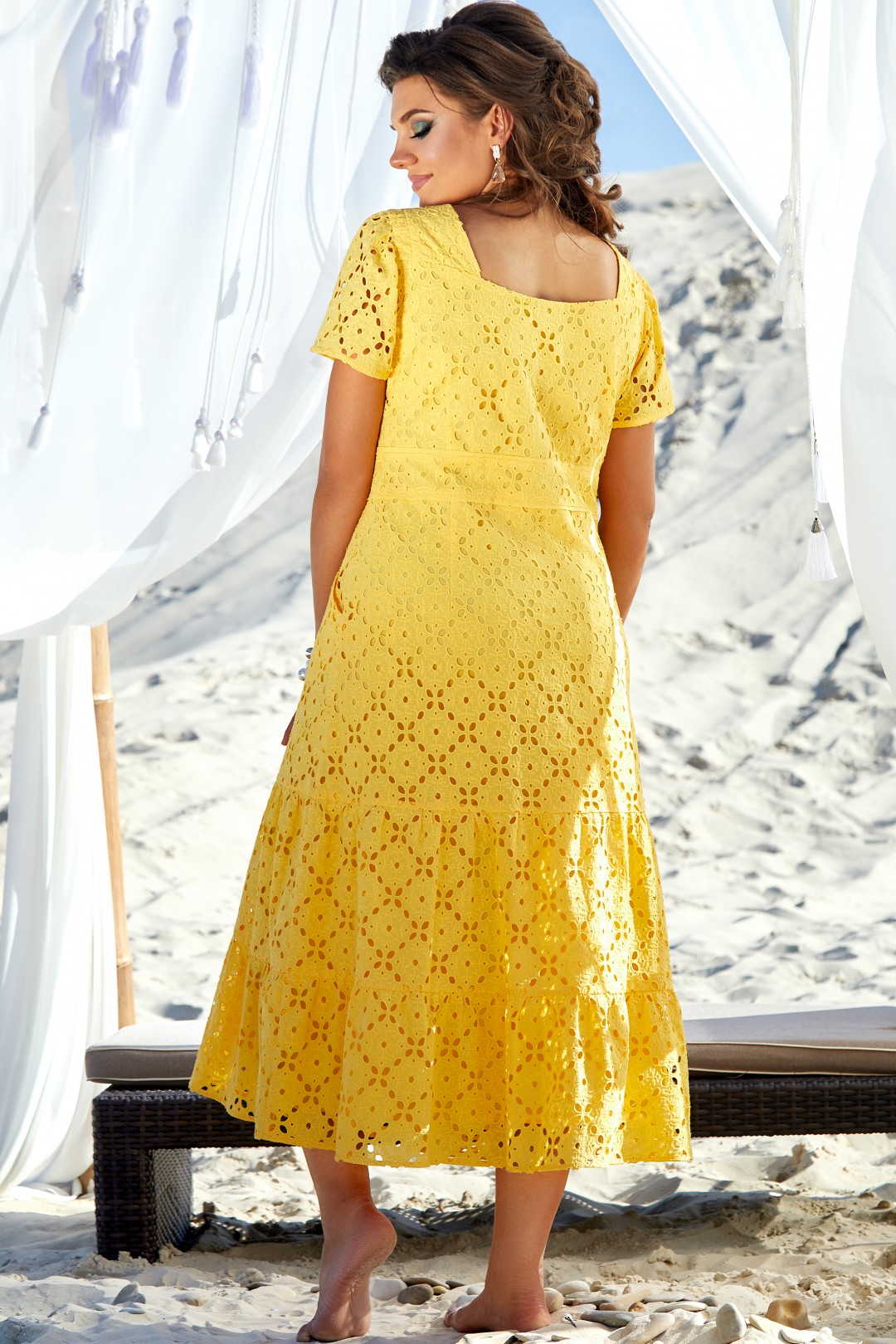 Платье Vittoria Queen 12513 желтый