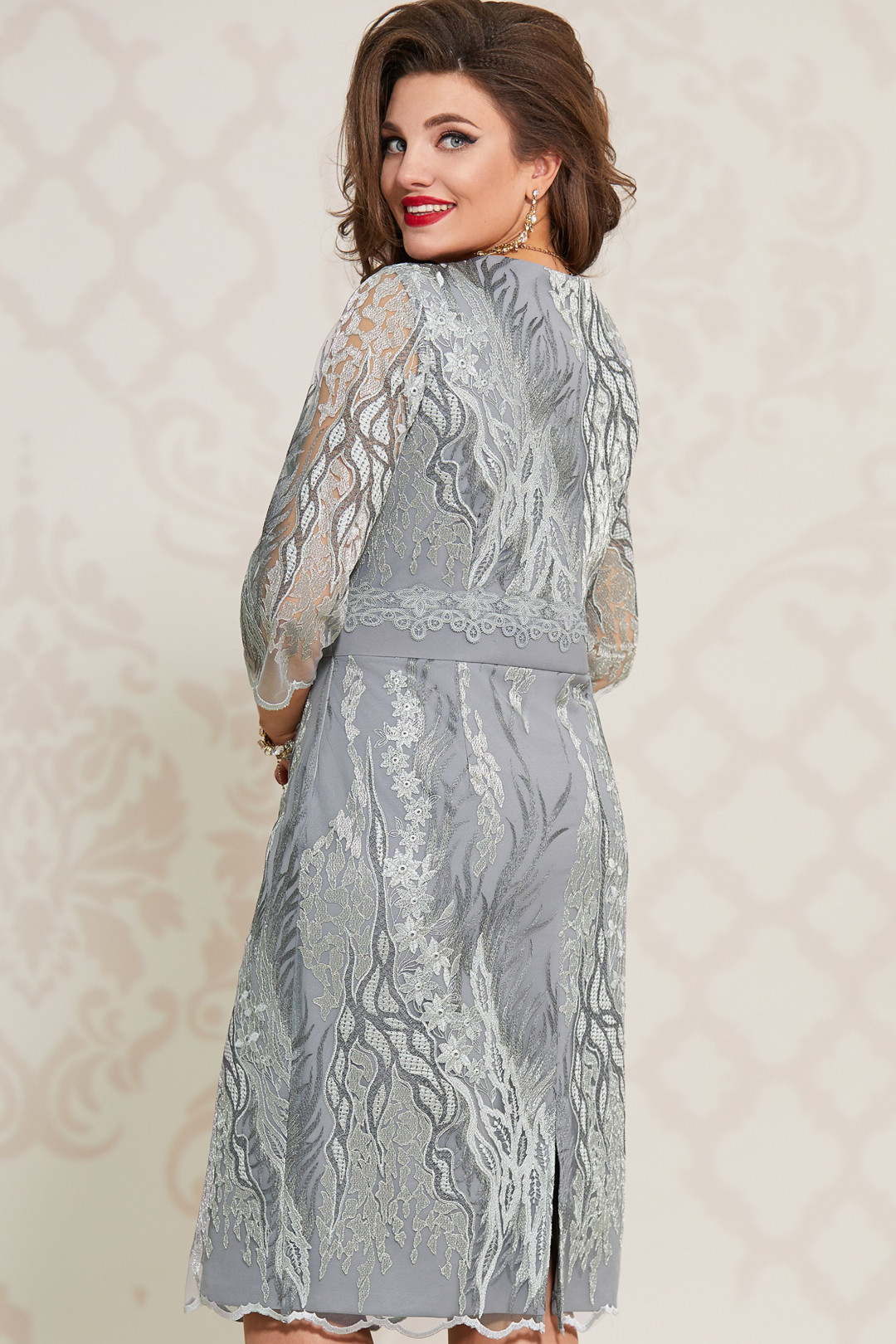 Платье Vittoria Queen 12543 серый