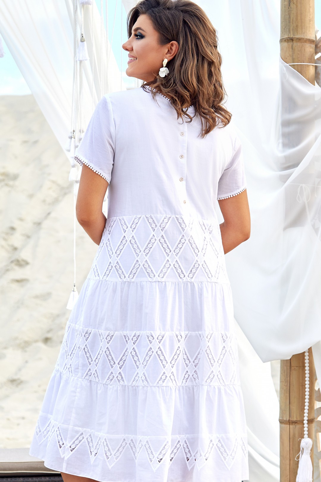 Платье Vittoria Queen 12613 белый