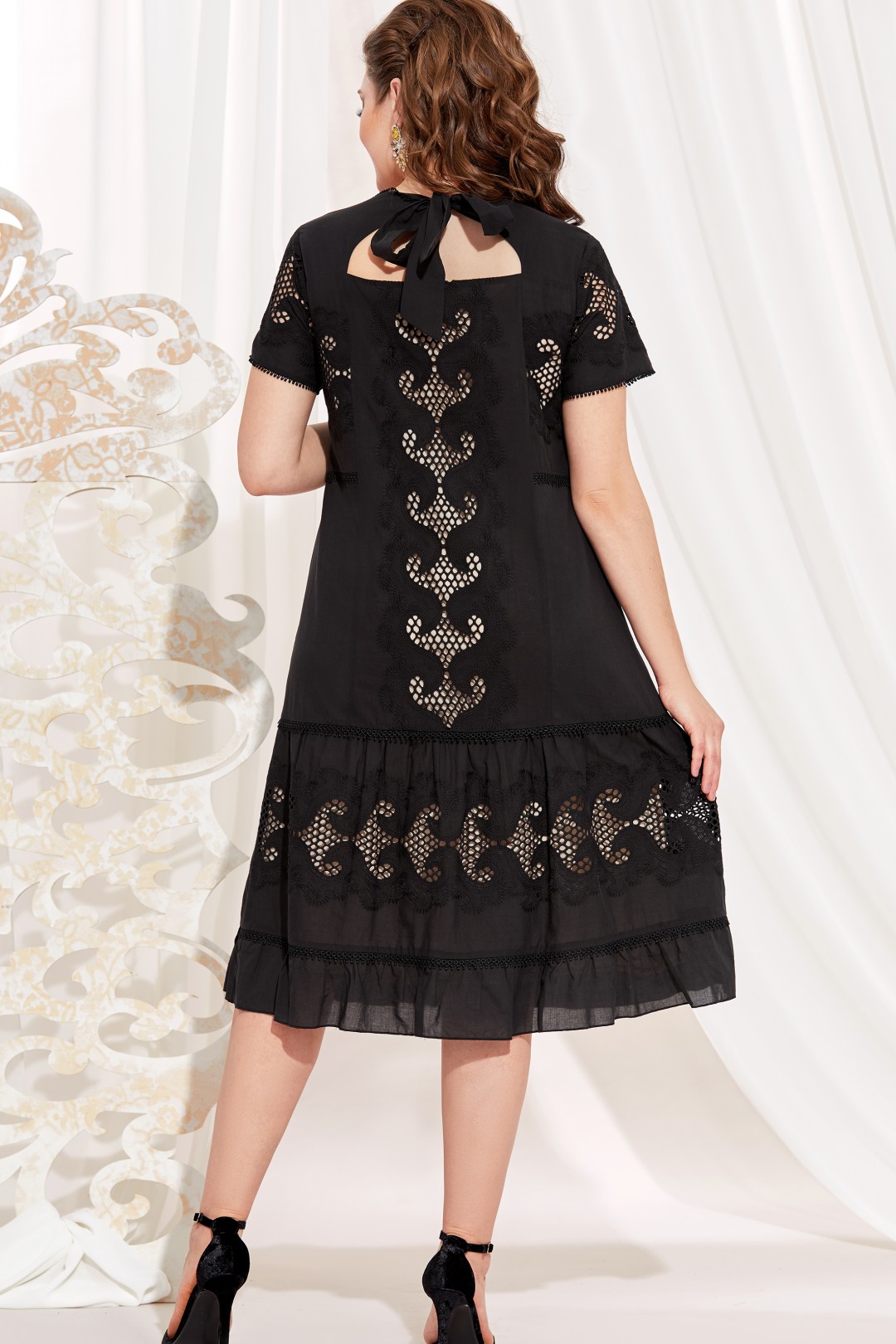 Платье Vittoria Queen 12763/1 черный с песком