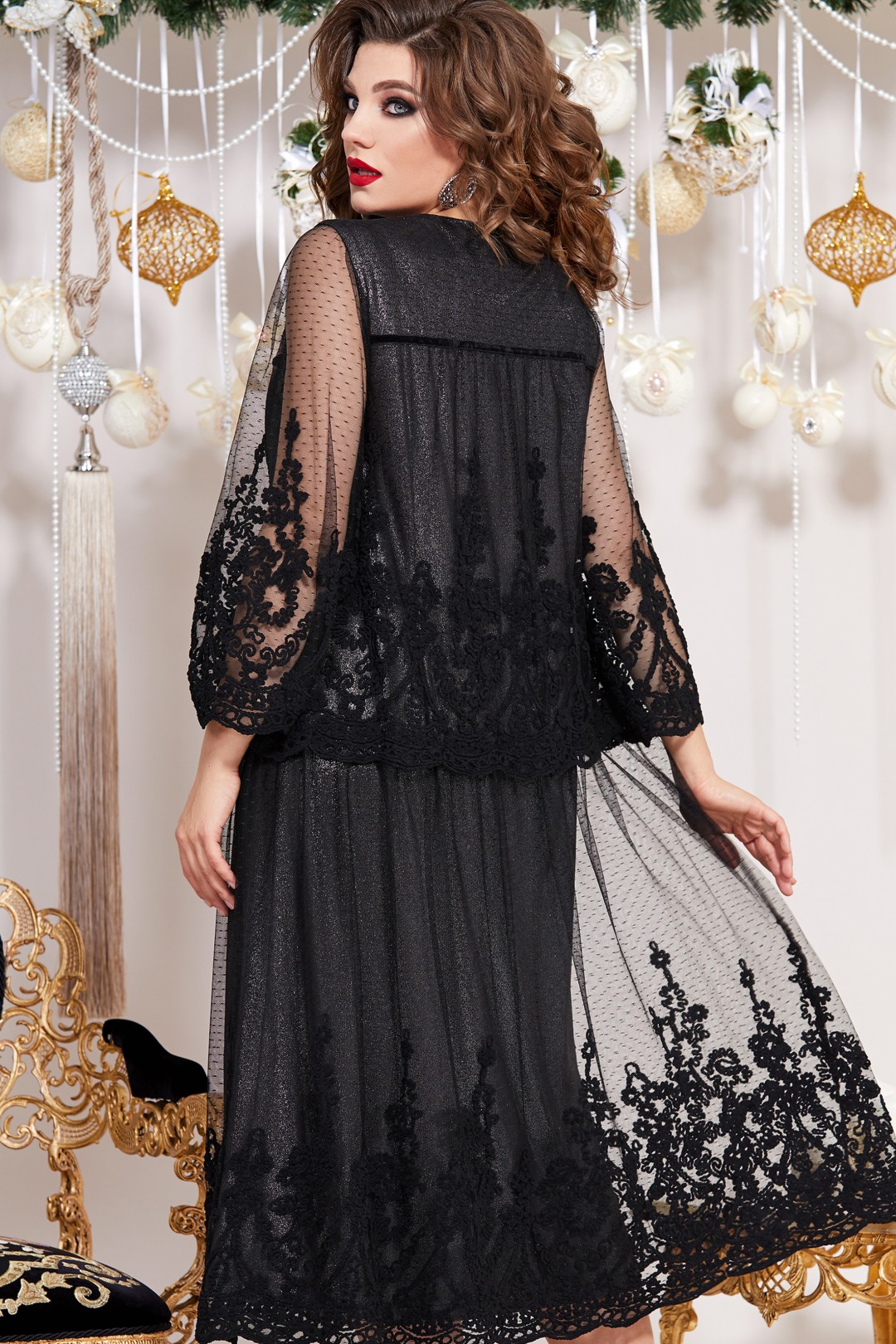 Платье Vittoria Queen 13073 черный