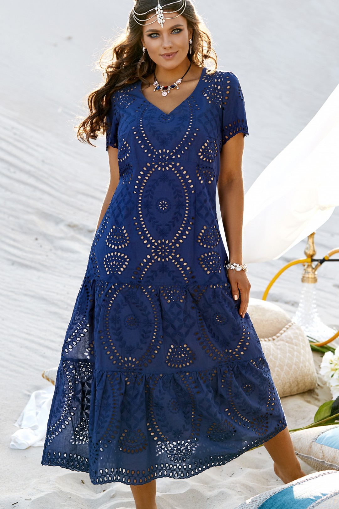 Платье Vittoria Queen 13833 т.синий